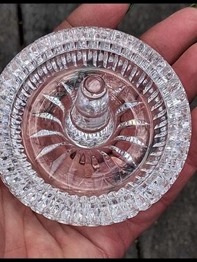 Waterford Clear Crystal Ring Holder with Seahorse Logo Signature